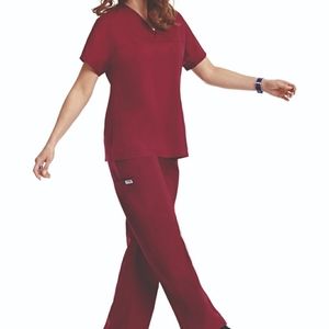 MOBB | Burgundy Scrub Set